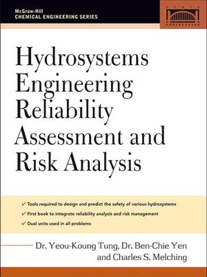 cover image of Hydrosystems Engineering Reliability Assessment and Risk Analysis